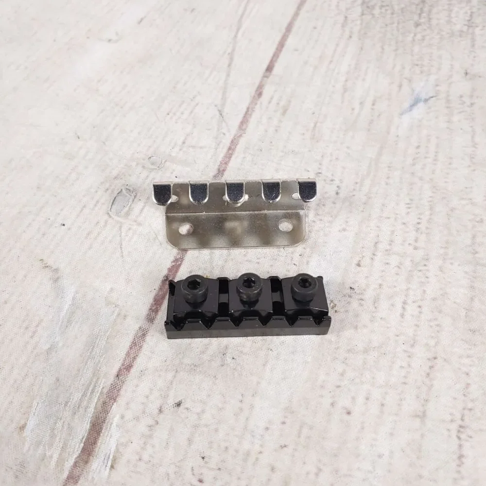 XtremeAmazing Double Lock Rose Electric Guitar Bridge Tremolo System Black NEW